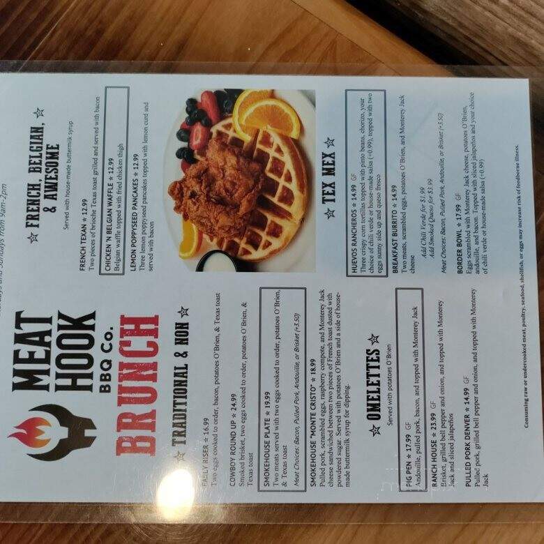 Meat Hook BBQ - West Valley City, UT menu_pic