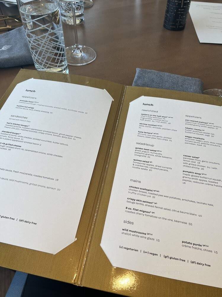 Gordon Ramsay Hell's Kitchen - Washington, DC menu_pic