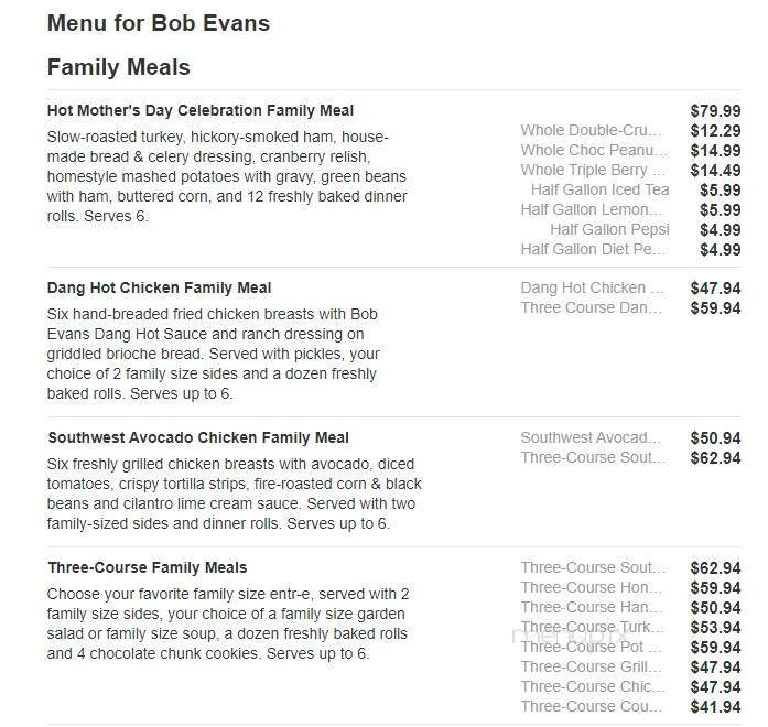 Bob Evans Restaurant - Bedford, IN