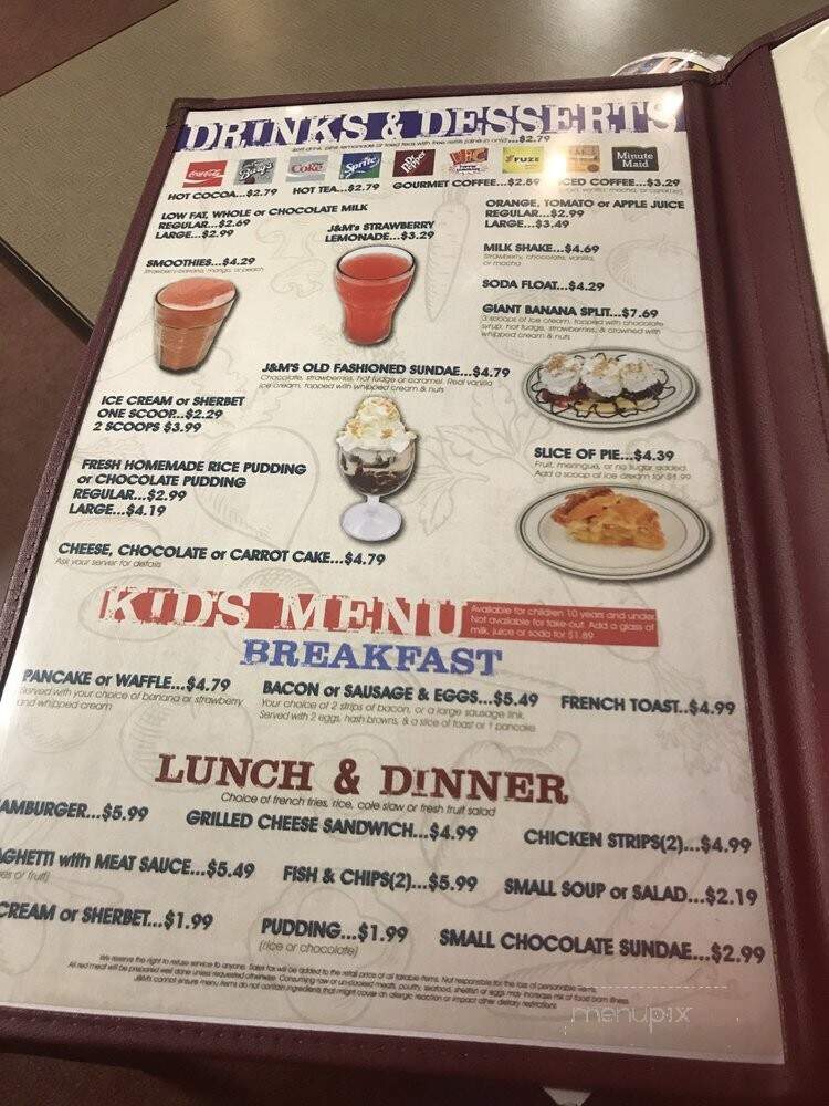 J & M's - Escondido, CA menu_pic
