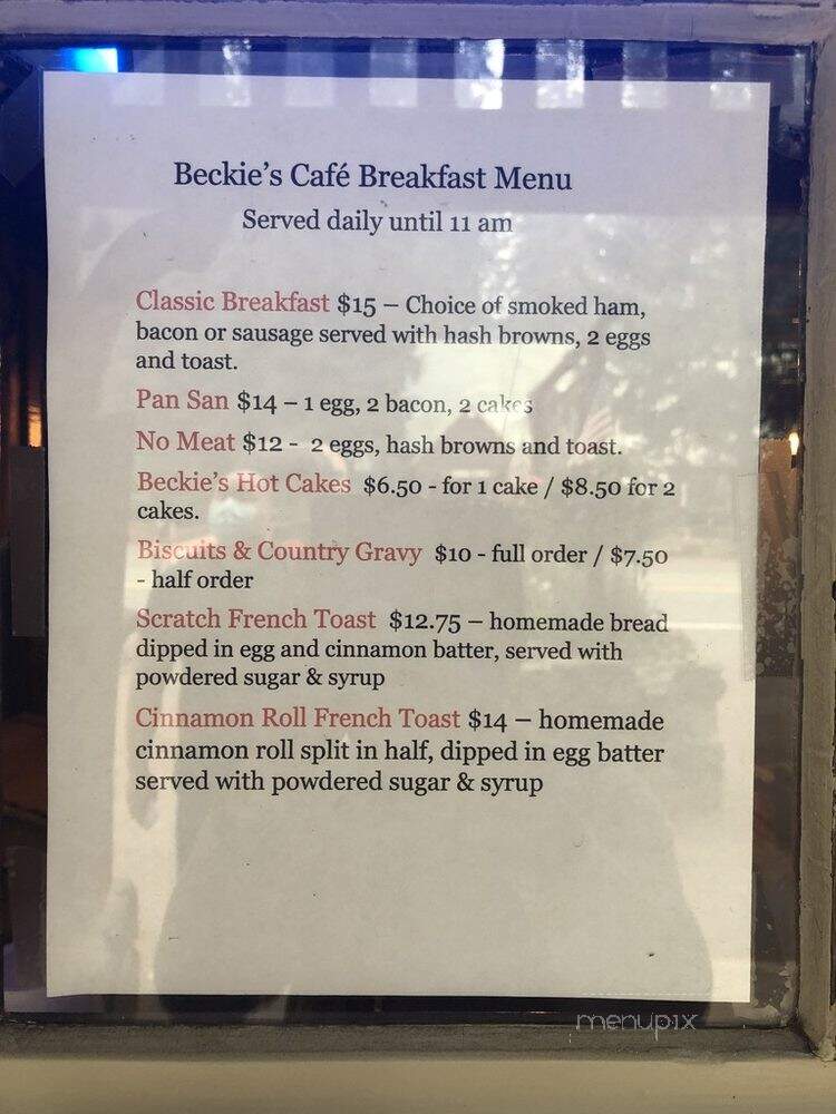 Beckie's Cafe - Prospect, OR