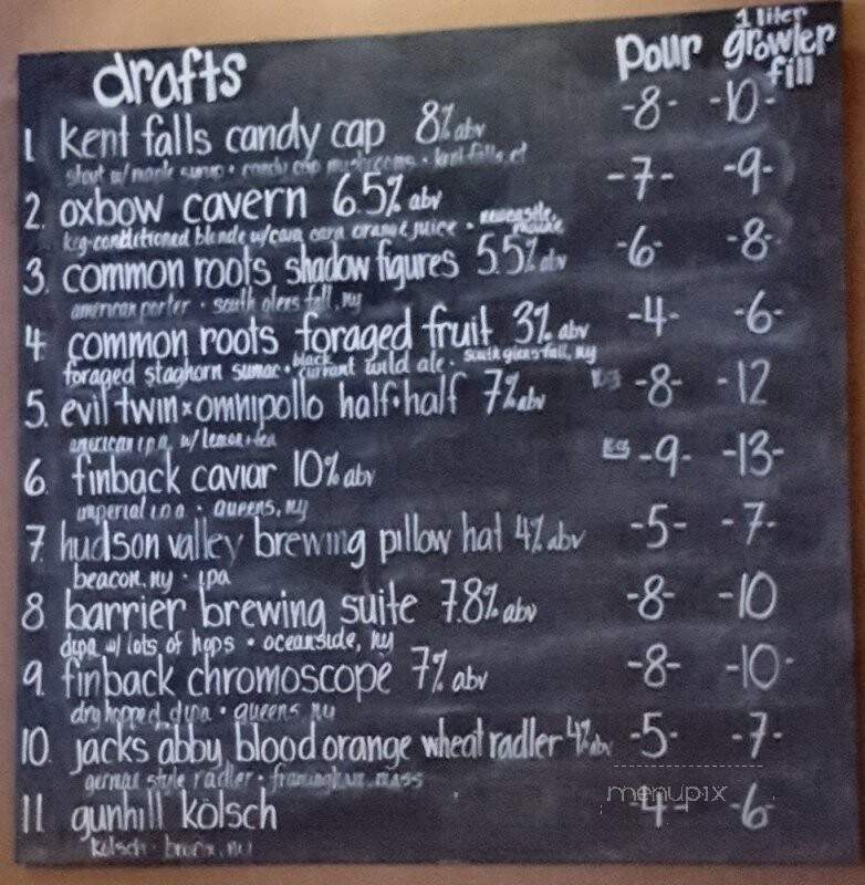 barVino - North Creek, NY menu_pic