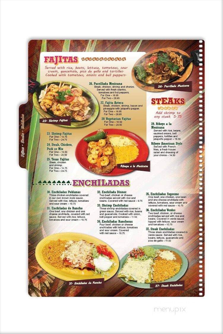 El Patron - Opelika, AL menu_pic