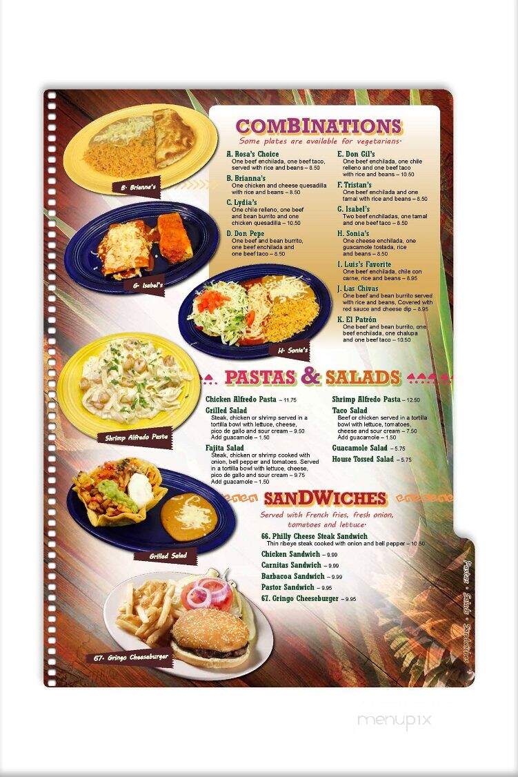 El Patron - Opelika, AL menu_pic