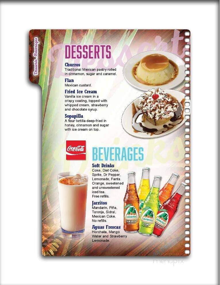 El Patron - Opelika, AL menu_pic