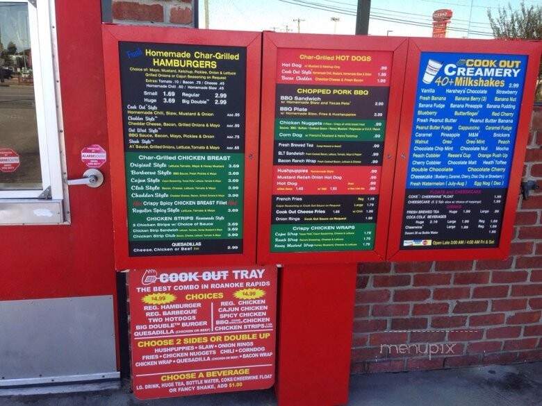 Cook Out - Roanoke Rapids, NC