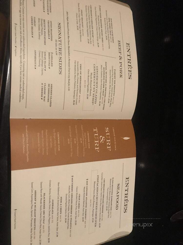 Cooper's Hawk Winery and Restaurant - Brookfield, WI menu_pic