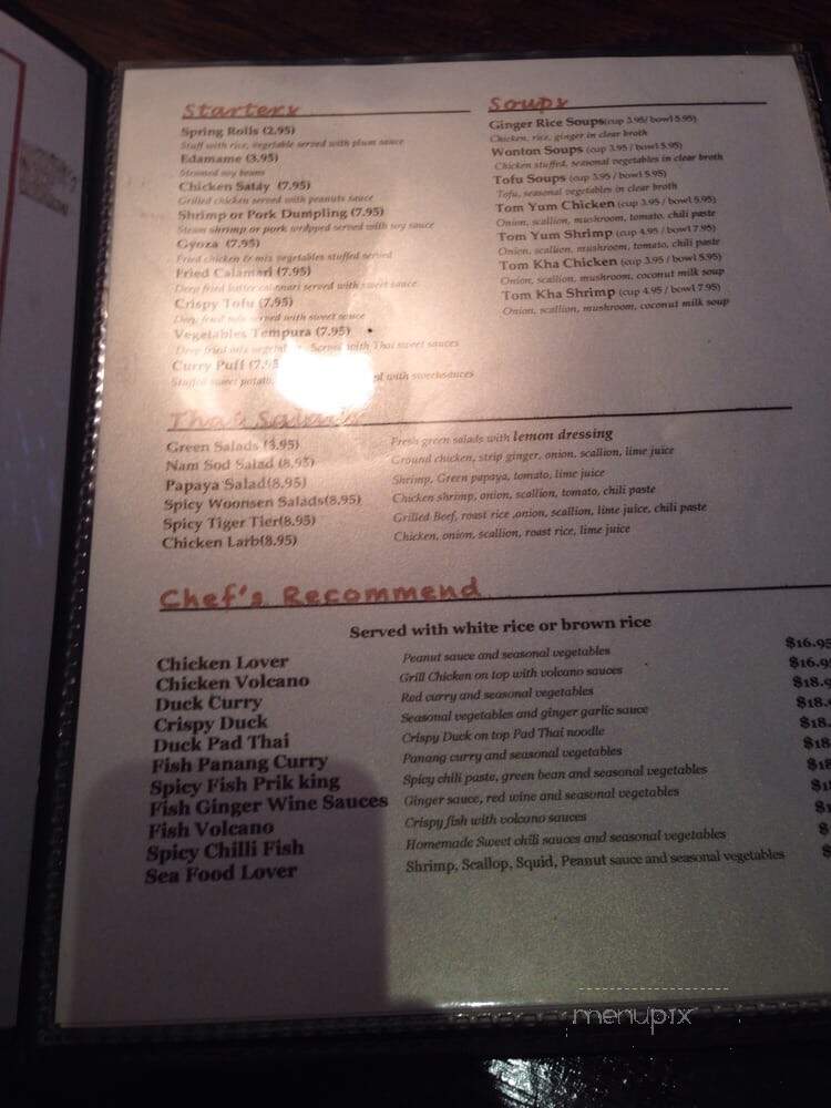 Krua Thai - Stuart, FL menu_pic