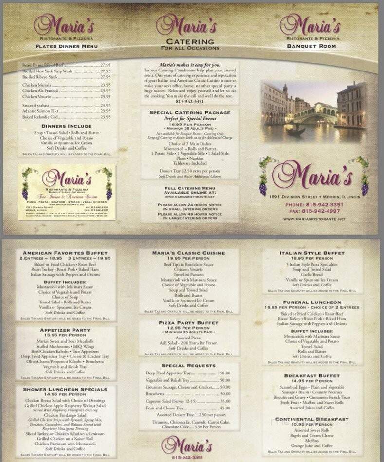 Maria's Ristorante & Pizzeria - Morris, IL