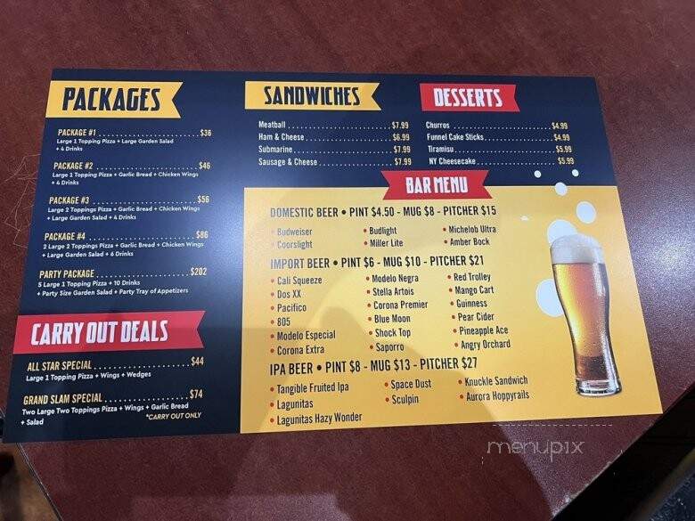 Big League Pizza - La Habra, CA menu_pic