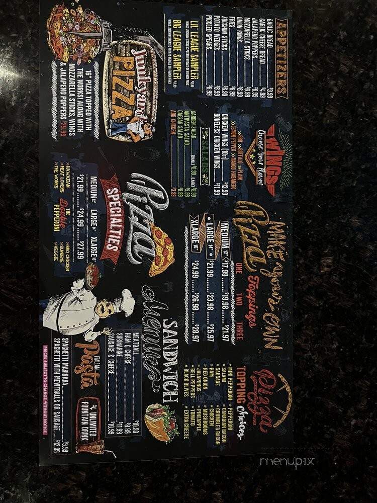 Big League Pizza - La Habra, CA menu_pic