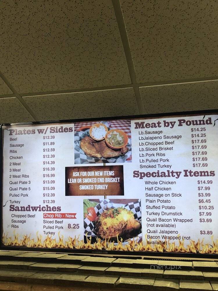 Waller County Line BBQ - Waller, TX menu_pic