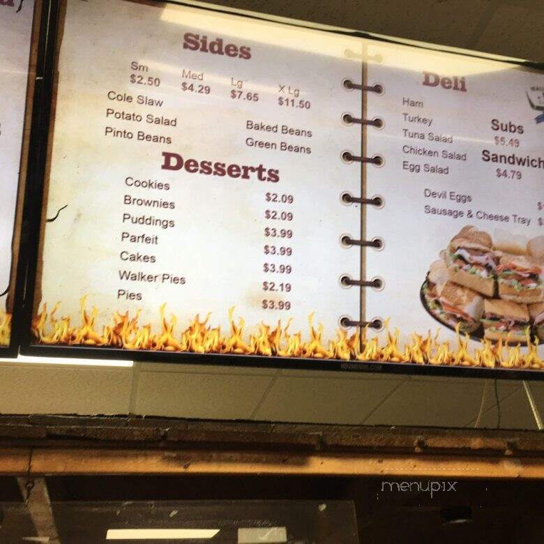 Waller County Line BBQ - Waller, TX menu_pic