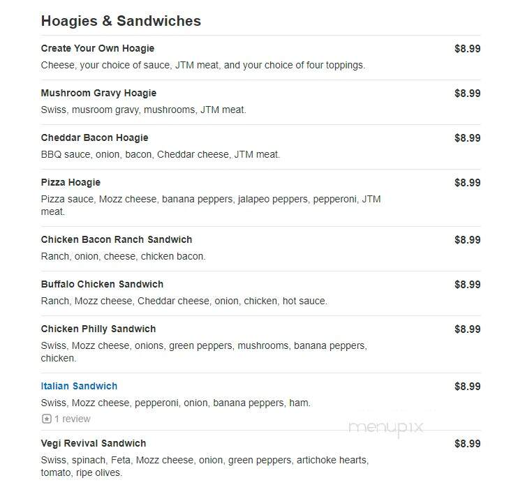 Cousin Vinny's Pizza - Middletown, OH menu_pic