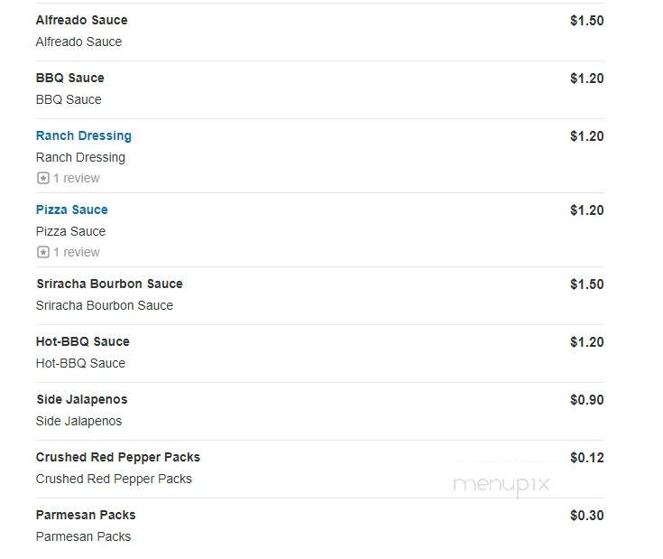Cousin Vinny's Pizza - Middletown, OH menu_pic