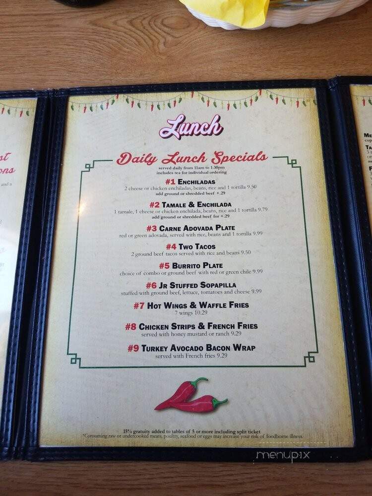 La Casita Cafe - Farmington, NM menu_pic