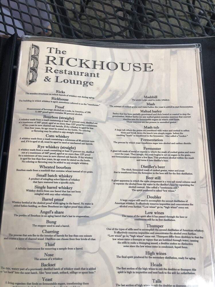 The Rick House Restaurant Lounge - Bardstown, KY