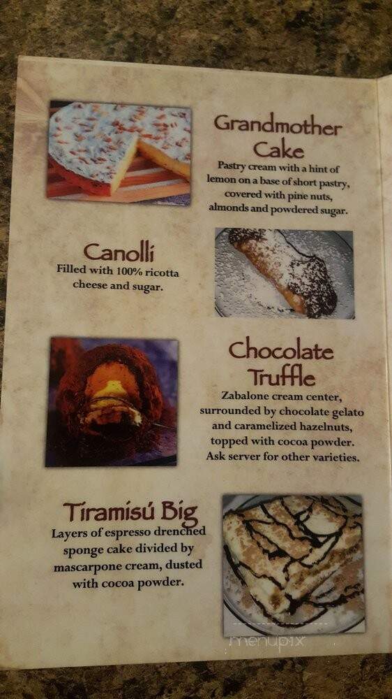 Nonna's Italian Kitchen - Shelby Township, MI menu_pic