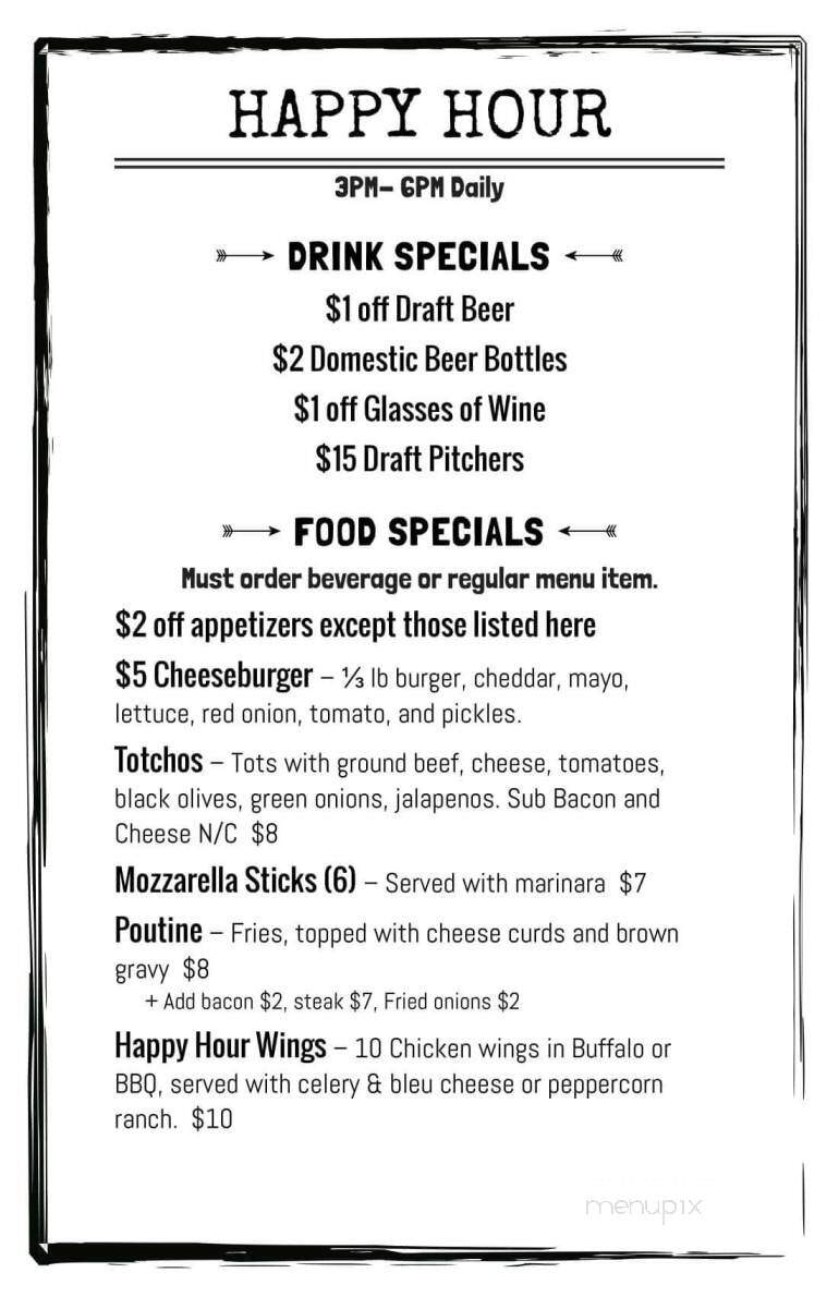 The Uptown Cafe - Warrenton, OR menu_pic