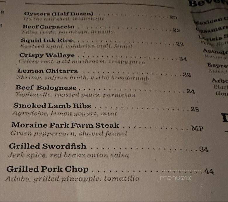 Selden Standard - Detroit, MI menu_pic