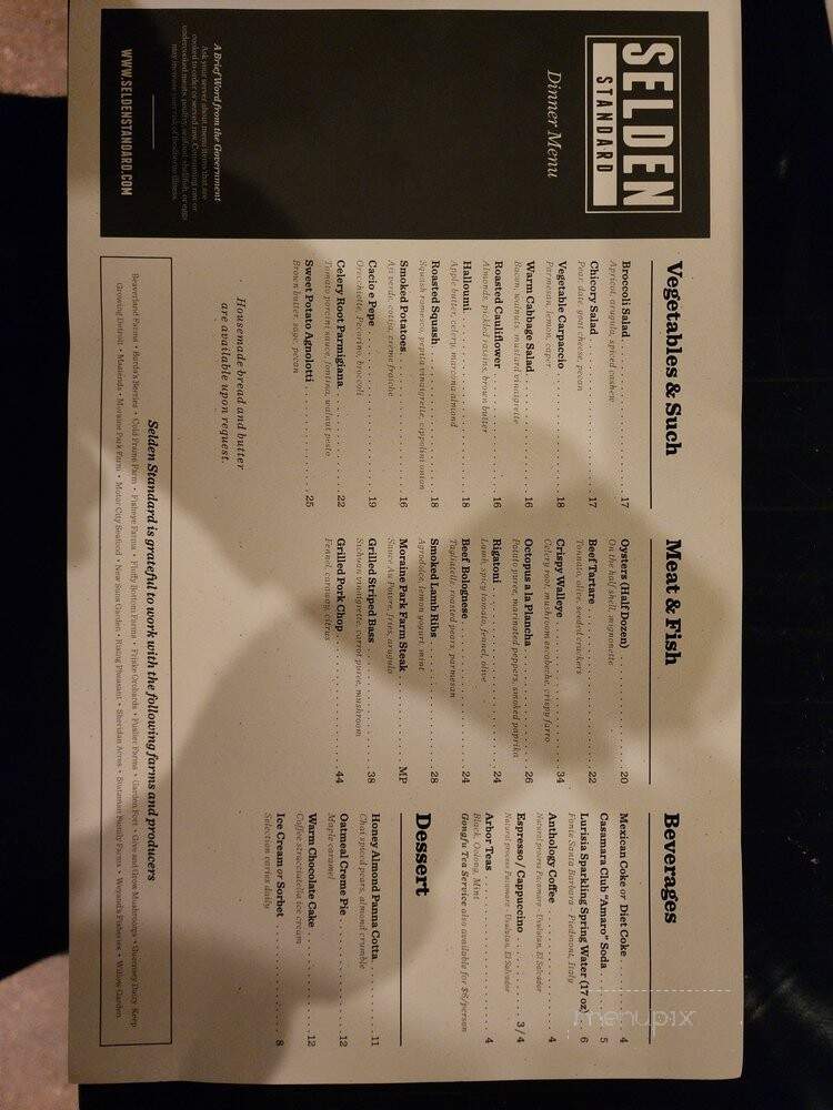 Selden Standard - Detroit, MI menu_pic