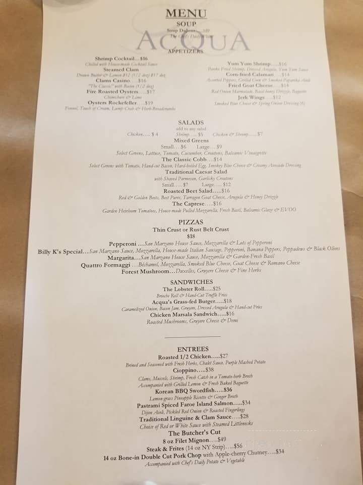 Acqua Restaurant and Banquets - Buffalo, NY