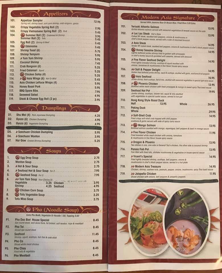 Modern Asia Bar & Restaurant - Frederick, MD