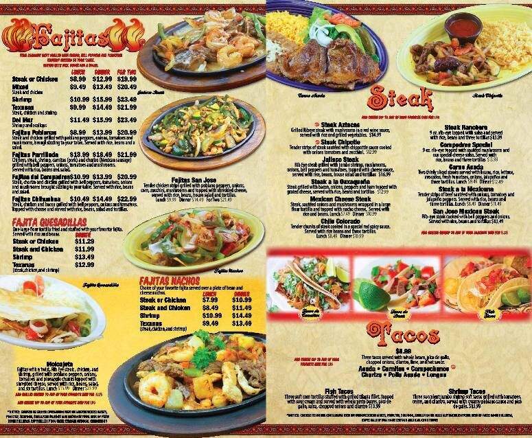 Compadres Mexican Restaurants - Randleman, NC menu_pic