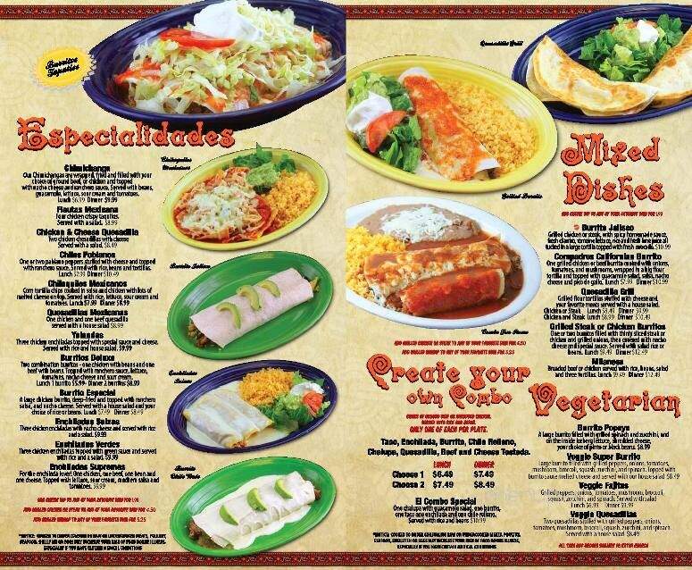 Compadres Mexican Restaurants - Randleman, NC menu_pic