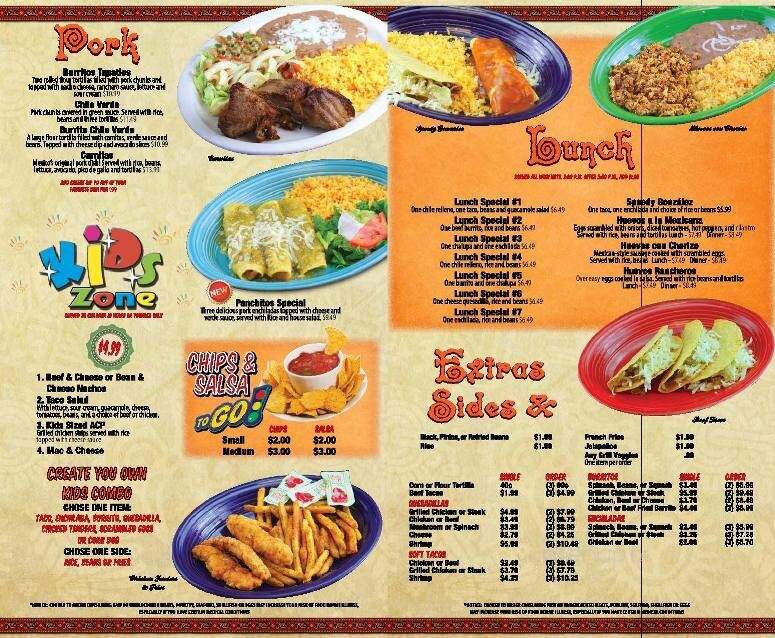Compadres Mexican Restaurants - Randleman, NC menu_pic