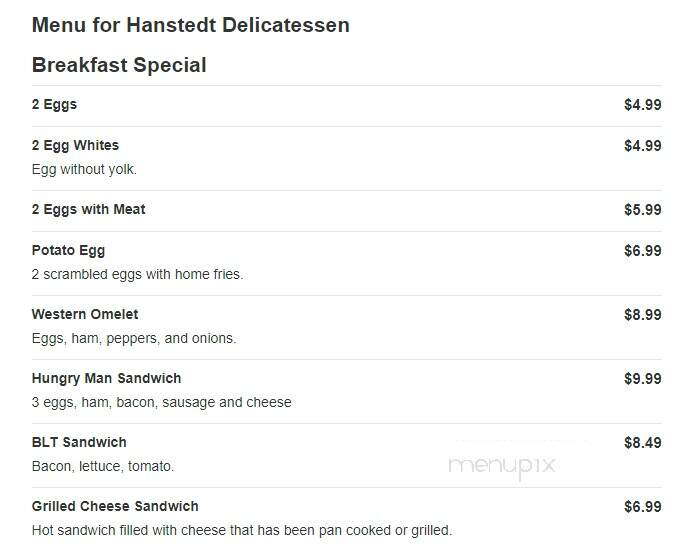 Hanstedt Delicatessen - Plainview, NY