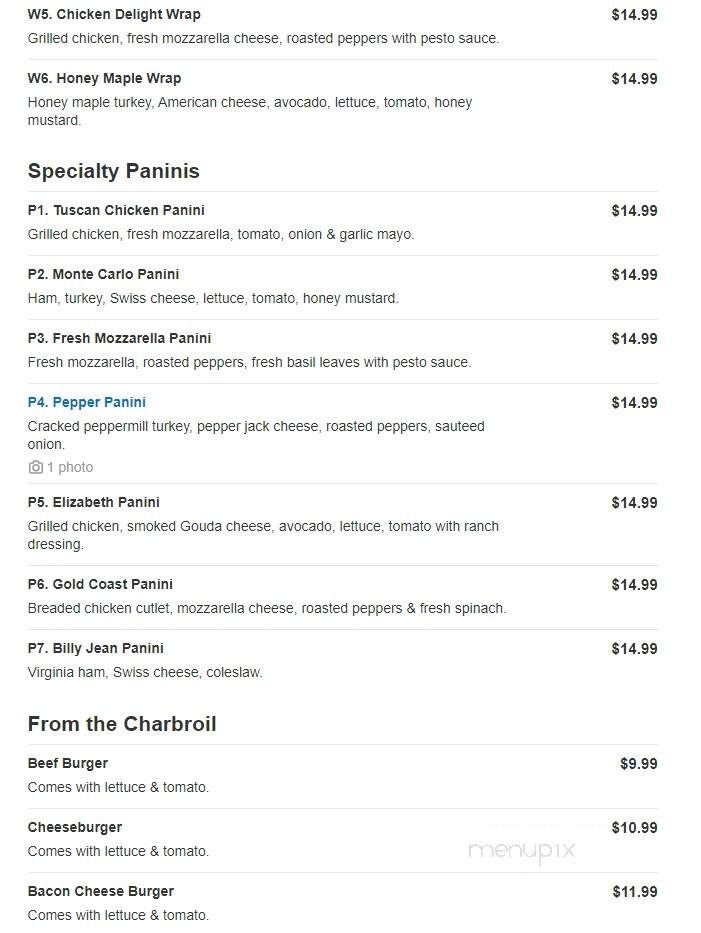 Hanstedt Delicatessen - Plainview, NY menu_pic