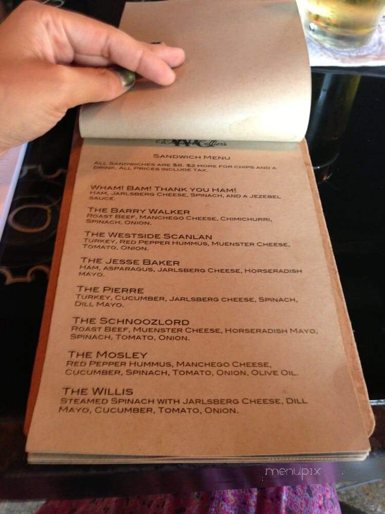 William Collier's - Nashville, TN menu_pic