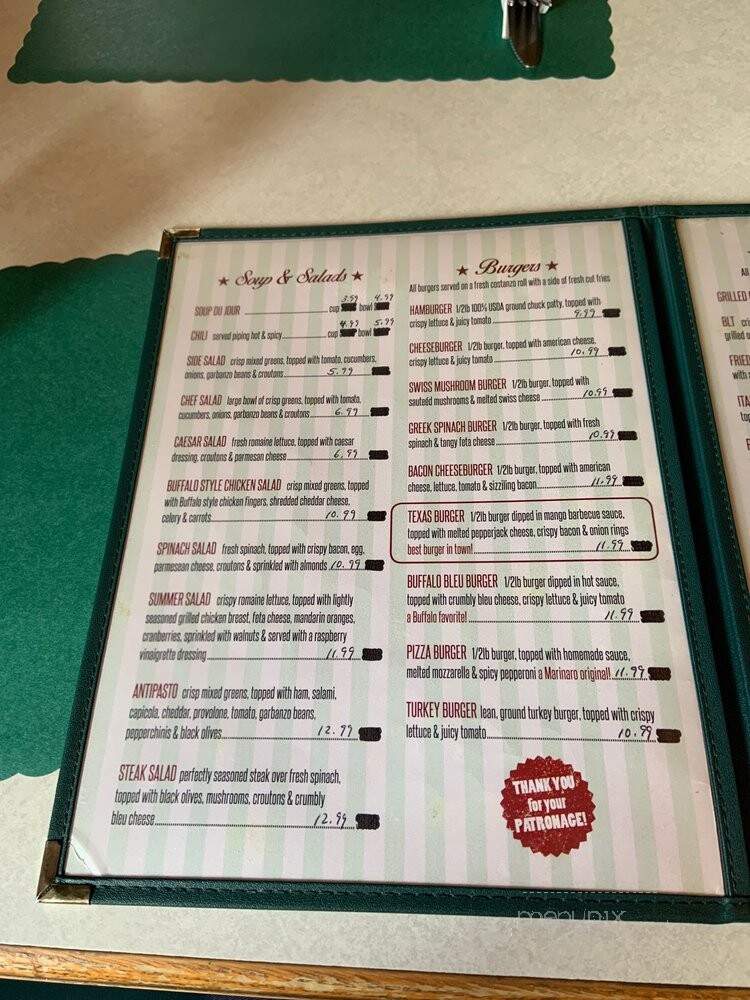 Marinaro's Larkin Tavern - Buffalo, NY menu_pic