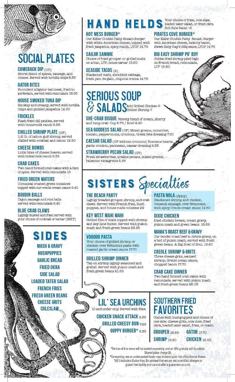 Sisters of the Sea Grille & Grog - Panama City Beach, FL