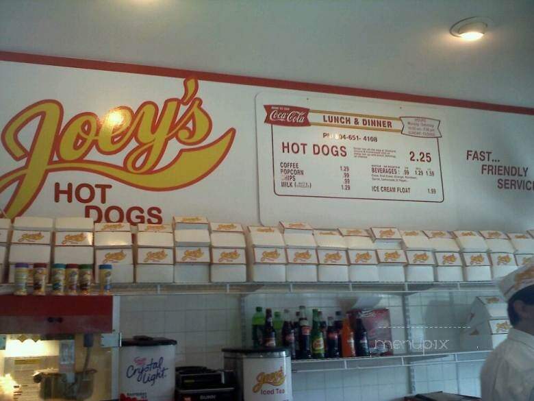 Joey's Hot Dogs - Henrico, VA menu_pic