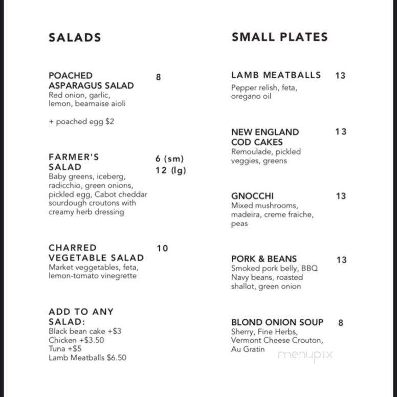 Three Penny Tap Room - Montpelier, VT menu_pic