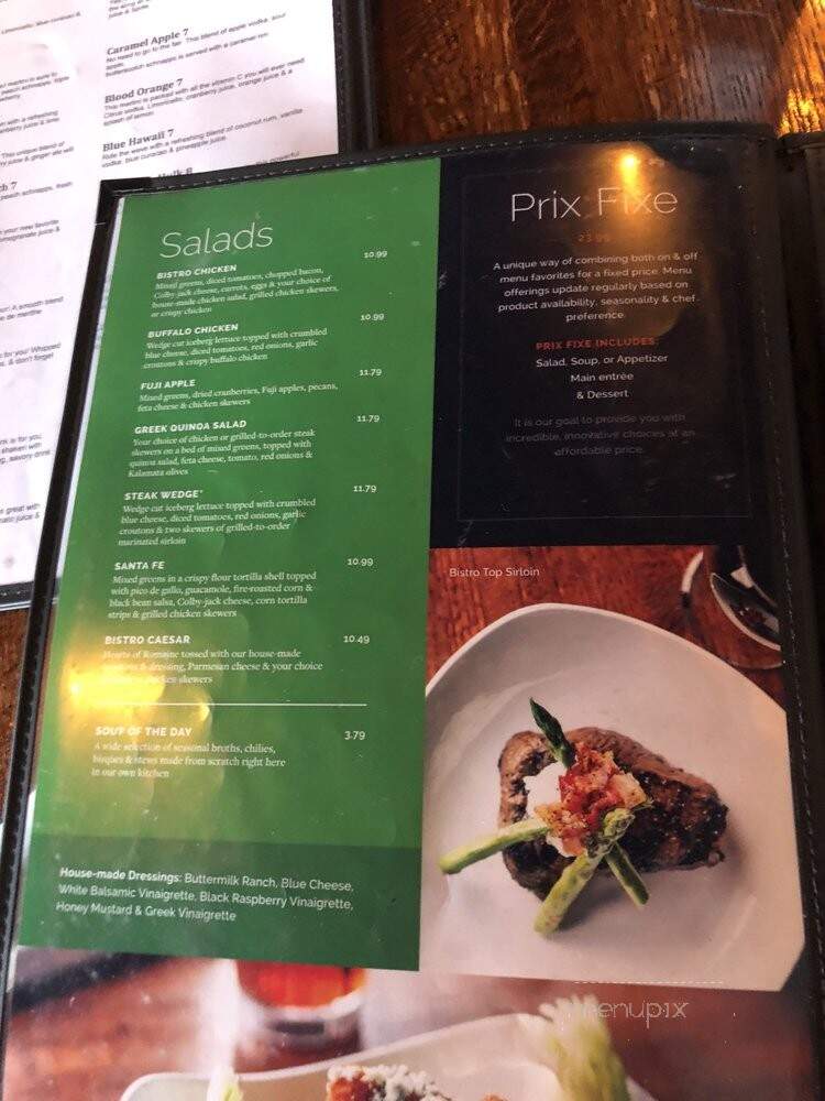 Robin Alexander: An American Bistro - Lynchburg, VA menu_pic