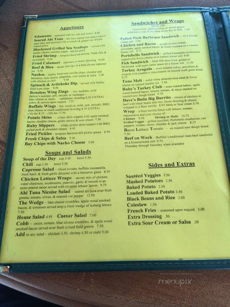 Ruby Street Grill - Tavares, FL menu_pic