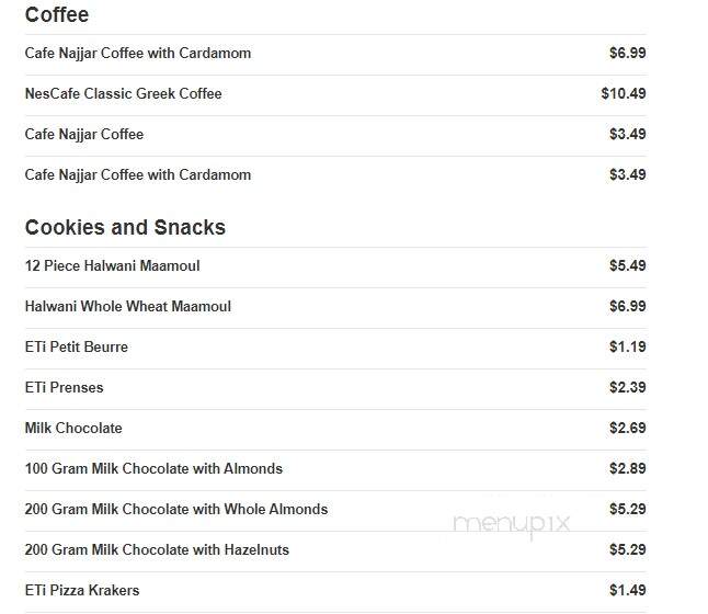 George's Bakery - Methuen, MA menu_pic