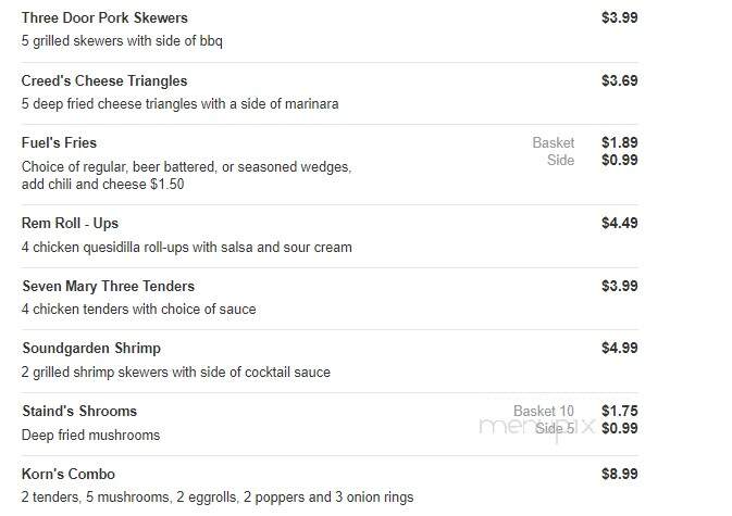 Brick Towne Tavern - Sugarcreek, OH menu_pic