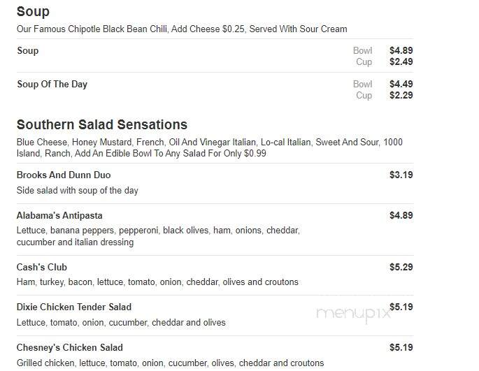 Brick Towne Tavern - Sugarcreek, OH menu_pic