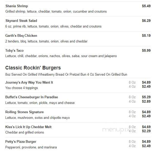 Brick Towne Tavern - Sugarcreek, OH menu_pic