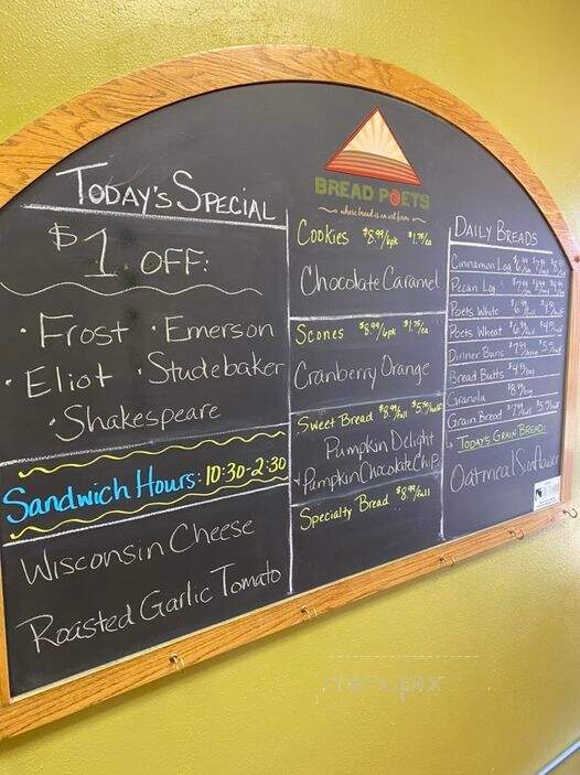 Bread Poets Baking Co - Bismarck, ND menu_pic