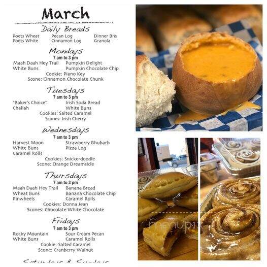 Bread Poets Baking Co - Bismarck, ND menu_pic