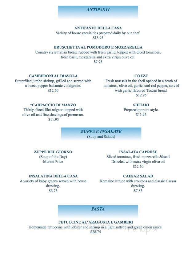 Enzo's On The Lake Restaurant - Longwood, FL menu_pic