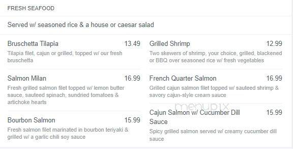 Silver Spoon Cafe - Naples, FL menu_pic