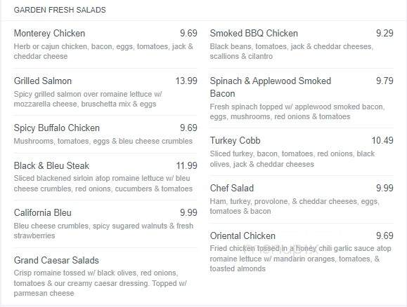 Silver Spoon Cafe - Naples, FL menu_pic