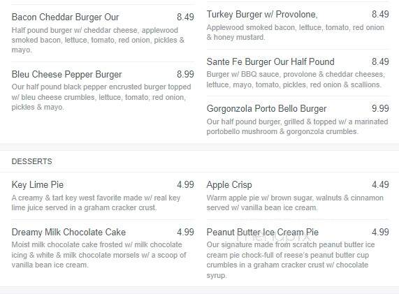 Silver Spoon Cafe - Naples, FL menu_pic