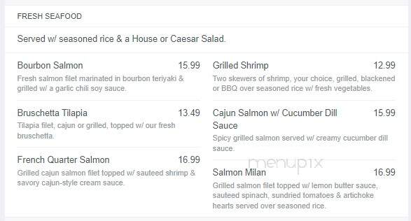 Silver Spoon Cafe - Naples, FL menu_pic